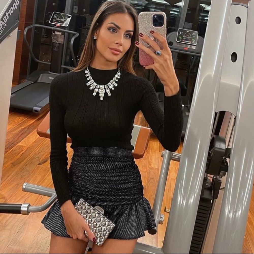 ZARA Sparkly Skirt